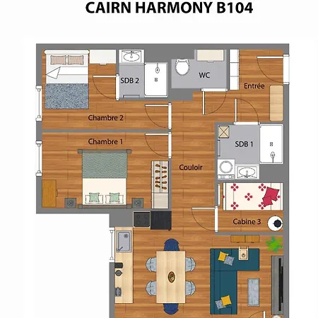 Appartement Cairn Harmony B104